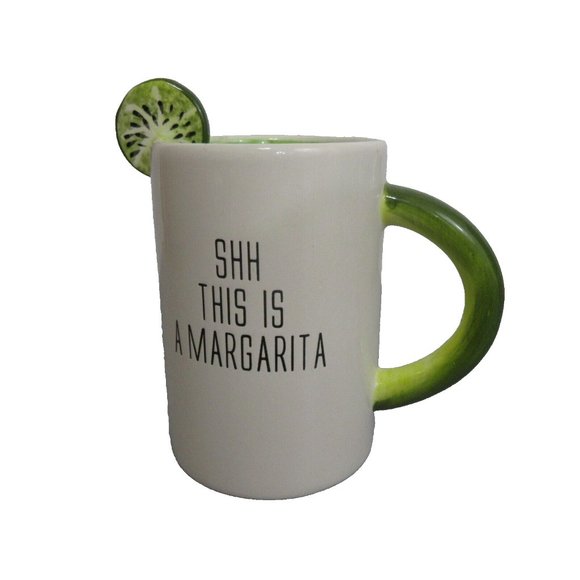 SHH This is a Margarita Lime Funny Drinking Quotes Coffee Tea Gift Ceramic Mug - Picture 1 of 7